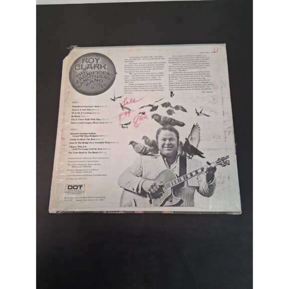 Roy Clark The Magnificient Sanctuary Band Vinyl Record VTG 1971 DOT Gospel VG+ - Picture 8 of 10